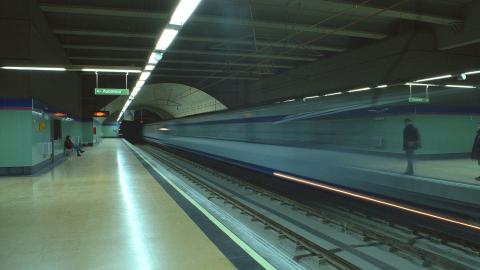 Andenes estación Vicálvaro