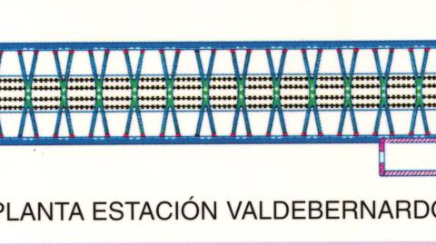 Planta estación Valdebernardo