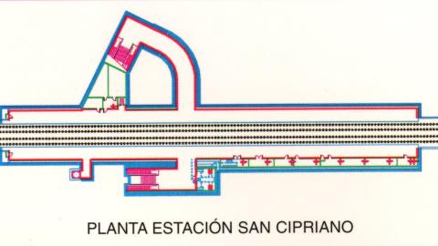 Planta estación San Cipriano