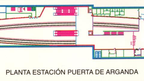 Planta estación Puerta de Arganda