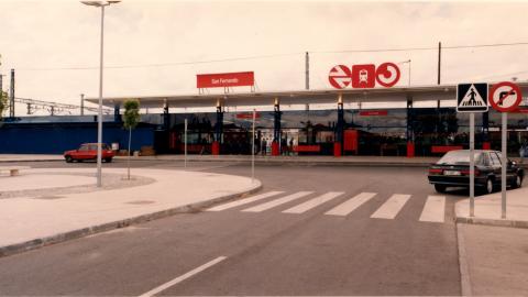 Exterior de la estación de San Fernando
