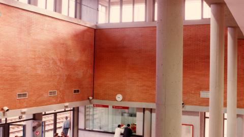 Interior de la estación