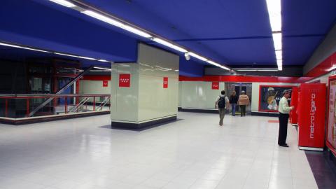 Vestíbulo estación  Virgen del Cortijo