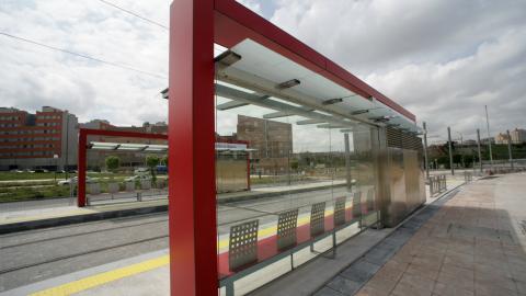 Parada estación Antonio Saura