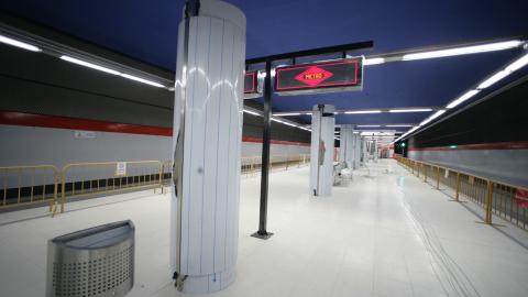 Andén estación María Tudor