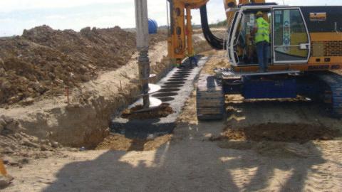 Estructura E-11. Excavación de pilotes