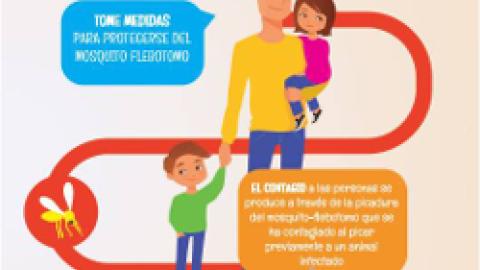 Portada de la publicación Leishmaniasis (folleto)