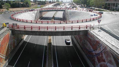 Soterramiento de la Glorieta de Húmera en la M-503