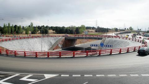 Soterramiento de la Glorieta de Húmera en la M-503