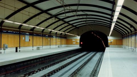 Andenes estación Alto de Extremadura