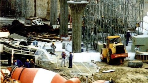 Excavación de la estación de autobuses