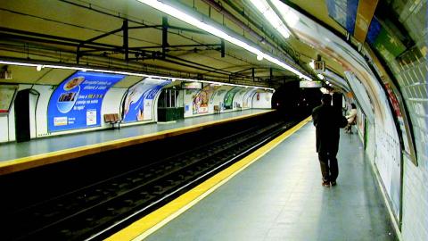 Estación de Ventura Rodríguez antes de las obras Estación de Ventura Rodríguez antes de la renovación