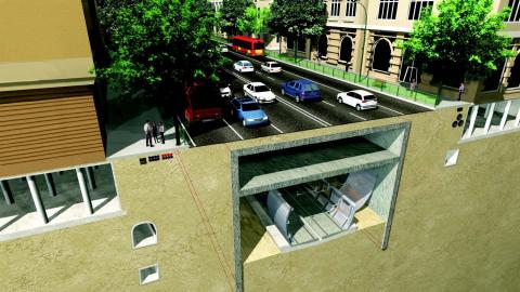 Fase 5 Fase 5 retirada de la protección metálica del túnel