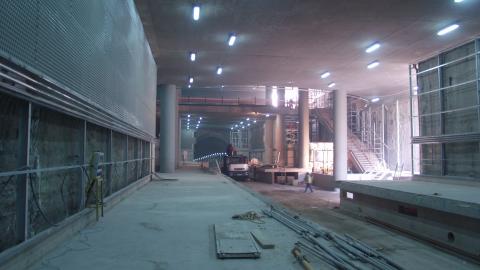 Estación en obras Estación Villaverde Bajo-Cruce en obras