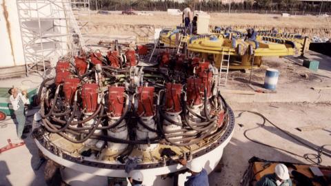 Secuencia e implantación de tuneladora