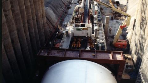 Secuencia e implantación de tuneladora