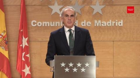 Presentación del Plan Integral de la Sanidad Madrileña para afrontar el Coronavirus.
