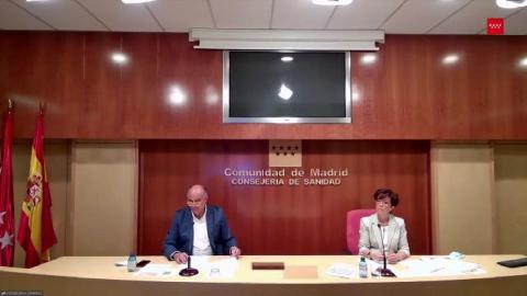 Rueda de prensa consejero de Sanidad