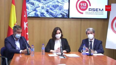 Comparecencia y Rueda de prensa de la Presidenta de la Comunidad de Madrid 10 de enero de 2021