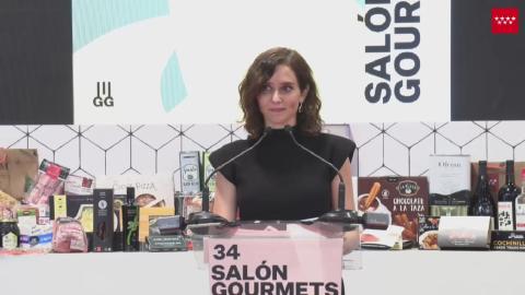 DÍAZ AYUSO INAUGURA EL XXXIV SALÓN GOURMETS