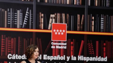 La presidenta durante su intervención en el acto