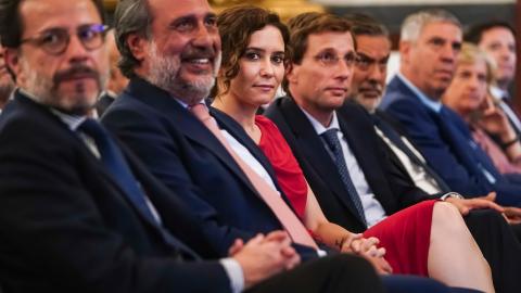 La presidenta entre el público del acto
