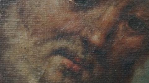 Detalle retablo antes de la restauración detalle retablo nicolás bari