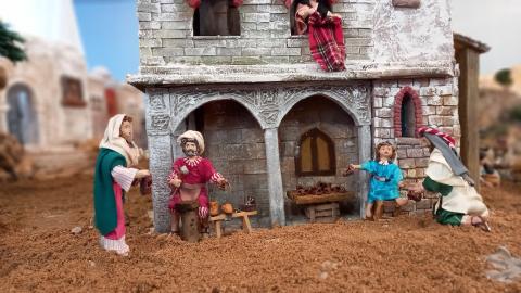 Belén artesano en Camarma de Esteruelas