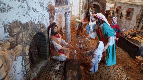 Belén artesano en Camarma de Esteruelas