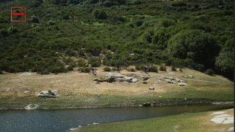 Recorrido de ciclistas en Los Molinos