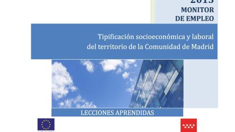 Portada de Estudio sobre tipificación socioeconómica y laboral del territorio de la Comunidad de Madrid