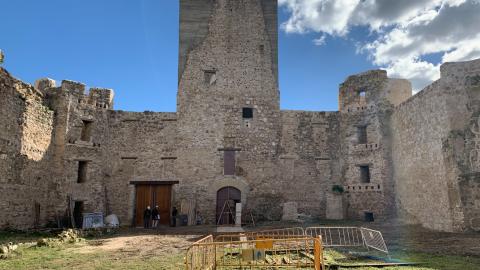 restauración del castillo