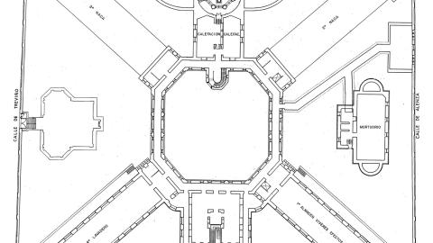Imagen del plano original del sótano de Maudes