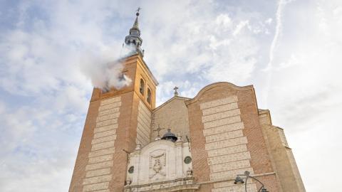 Simulacro en la catedral de Getafe. Foto Jonás Bel simulacro getafe 2