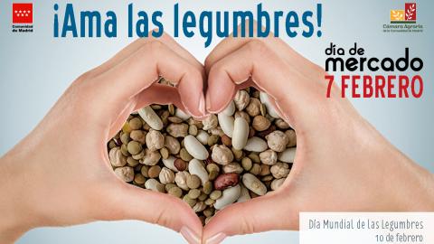 Cartel del día de mercado de febrero de 2026