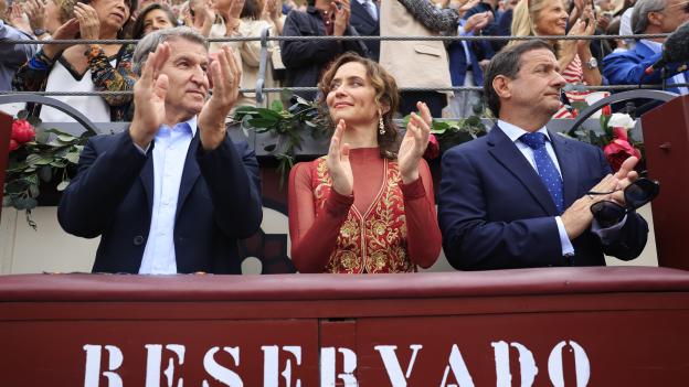 Díaz Ayuso, en la tradicional corrida de la Hispanidad que este año rinde homenaje a Ceuta
