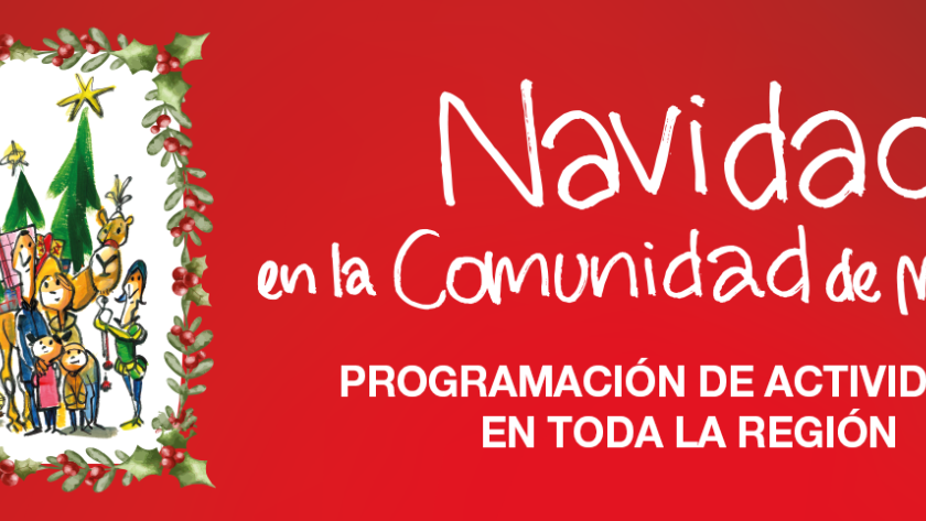 Banner para anunciar Navidad en la Comunidad de Madrid