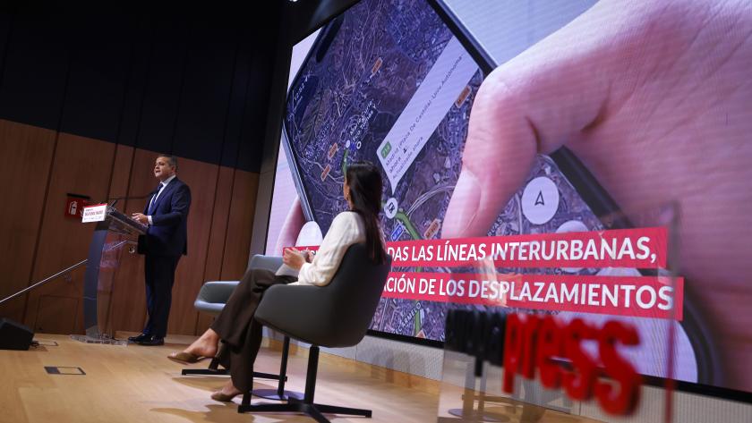 El consejero Jorge Rodrigo durante el desayuno informativo 
