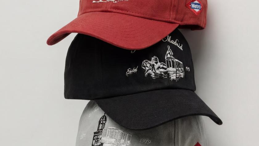gorras de Metro inspiradas en símbolos de la capital para celebrar el 2 de Mayo y San Isidro