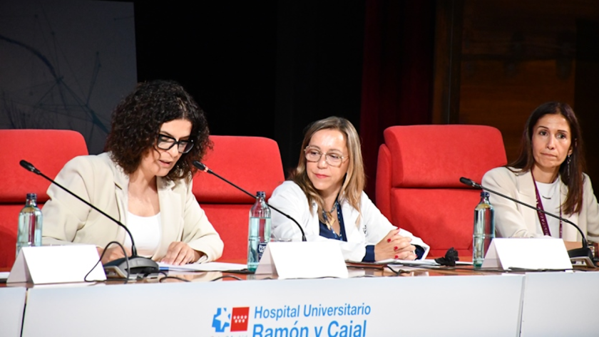 Imagen de una de las mesas del evento en el Hospital Universitario Ramón y Cajal