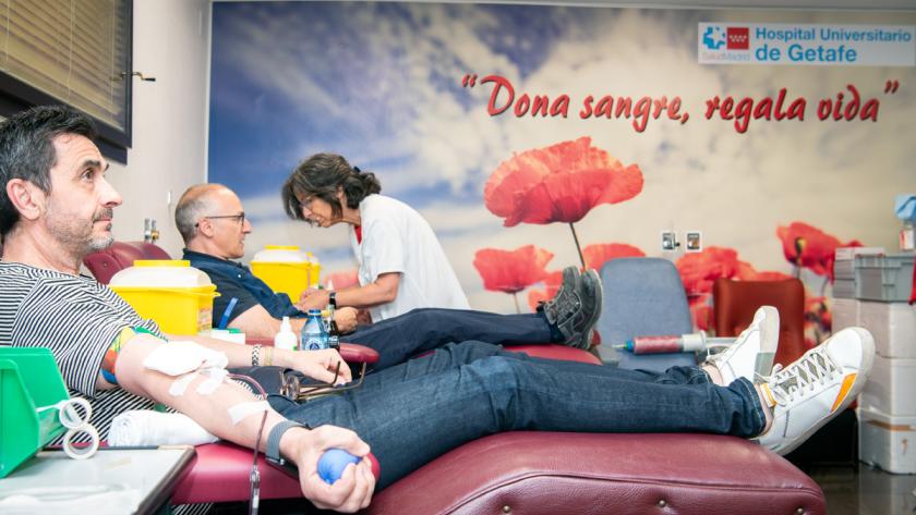Donantes Hospital de Getafe donantes en maratón