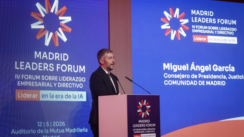 Miguel Ángel García Martín en el Madrid Leaders Forum