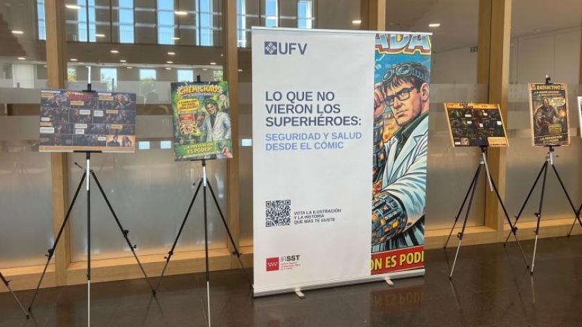 Día Mundial de la Seguridad y Salud en el Trabajo. Exposición cómics.
