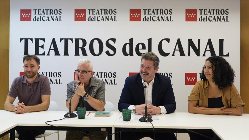De Paco Serrano presenta la programación de Canal Familia El consejero Mariano de Paco Serrano durante la presentación de la programación de la iniciativa que se estrena en los Teatros del Canal