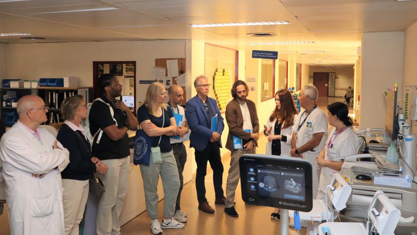 Integrantes HOPE en la hospitalización de Cardiología