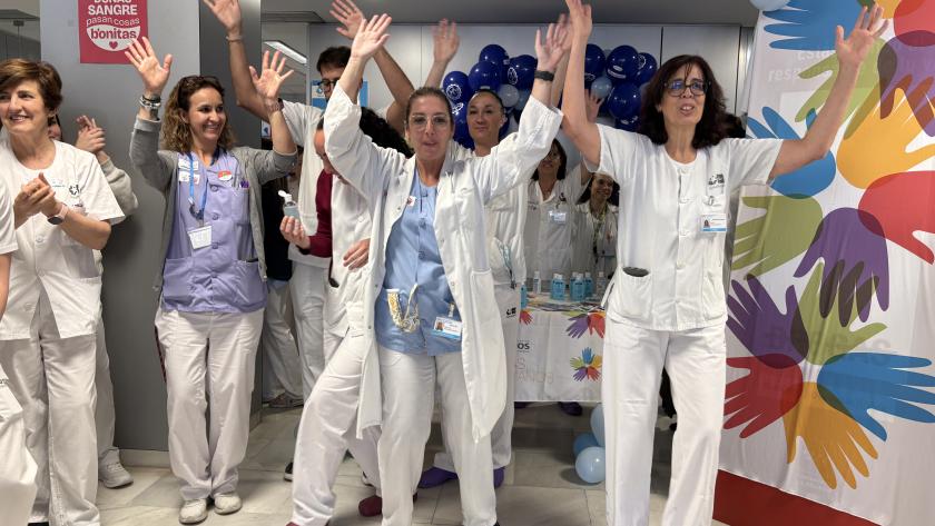 Día Mundial de la Higiene de Manos en el Hospital de La Princesa
