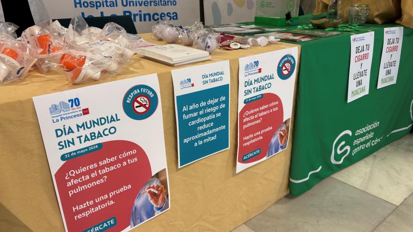 Día Mundial sin Tabaco Hospital de La Princesa