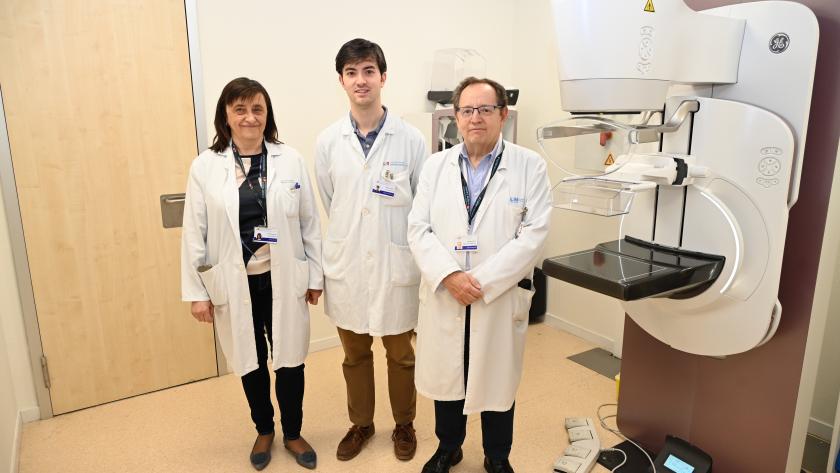 Profesionales del Servicio de Radiodiagnóstico, implicados en los estudios reconocidos