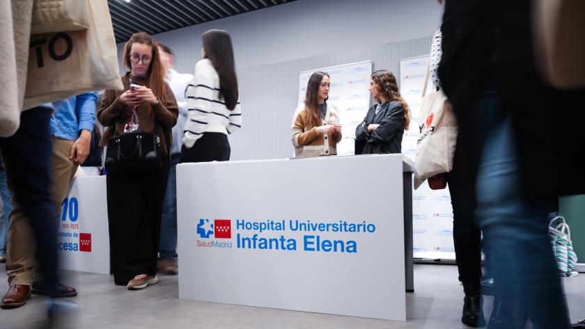 Jóvenes participantes en las Jornadas para Médicos Internos Residentes