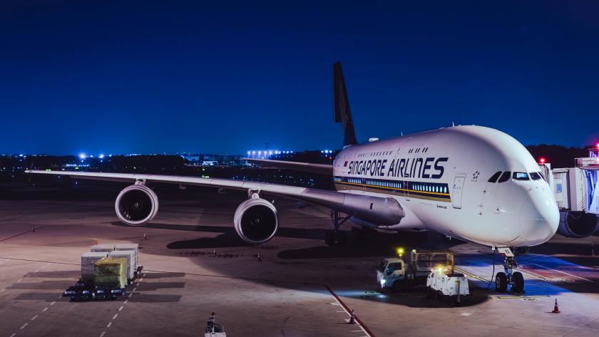 Singapore Airlines Avión de Singapore Airlines